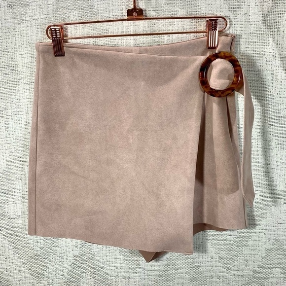 Zara faux suede skort size XS - Picture 1 of 7